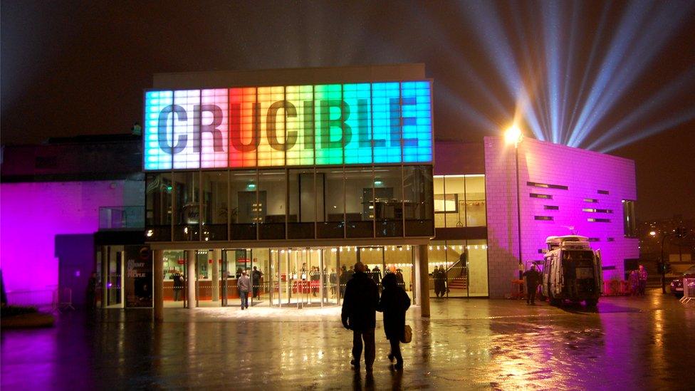 Crucible Theatre on the opening night in February 2010