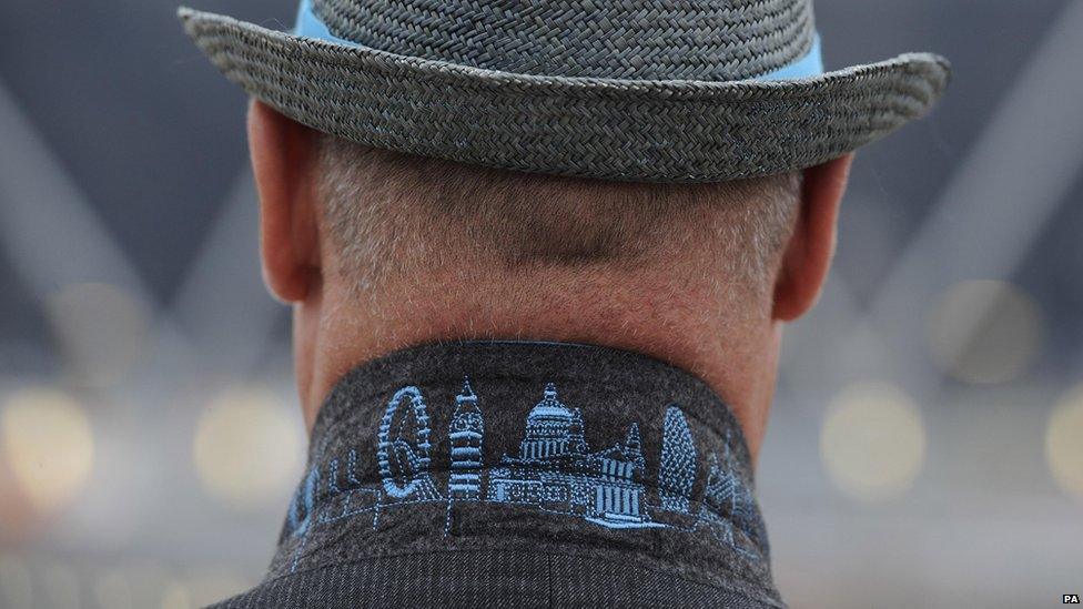 Volunteers will all be given specially designed coats with London landmarks on the collar.