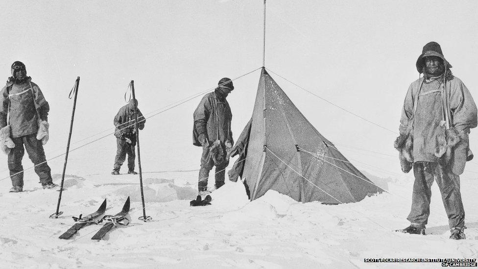 Scott's campsite in Antarctica