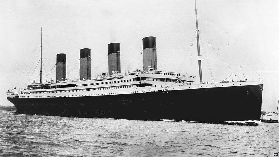 archive photo of the Titanic