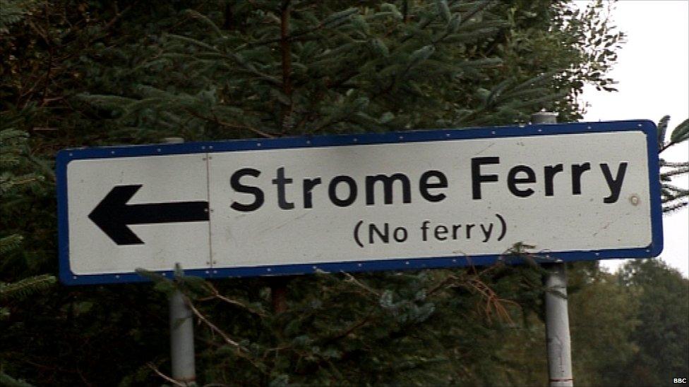 Soidhne rathaid Phort an t-Sròim.
