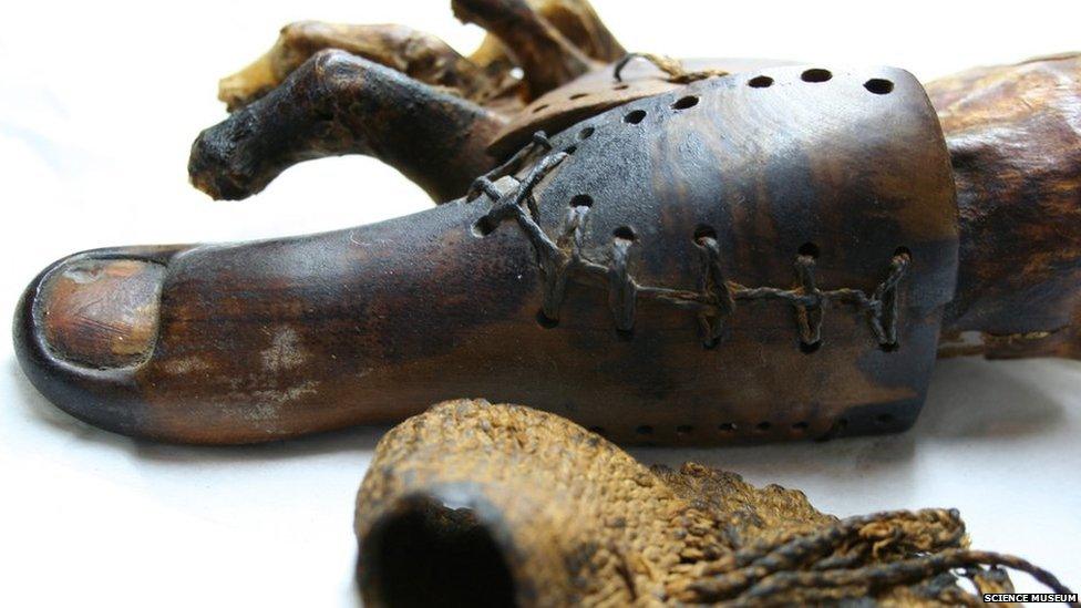 Egyptian Prosthetic toe