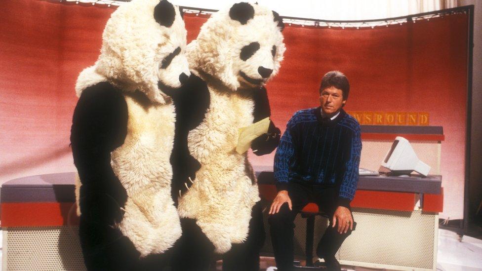 John Craven, Newsround's first presenter, in 1973
