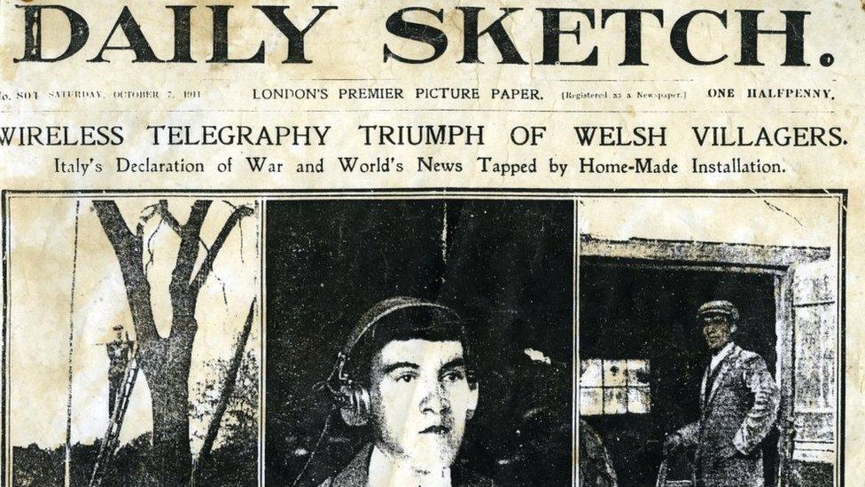 Erthygl y Daily Sketch am Arthur Moore