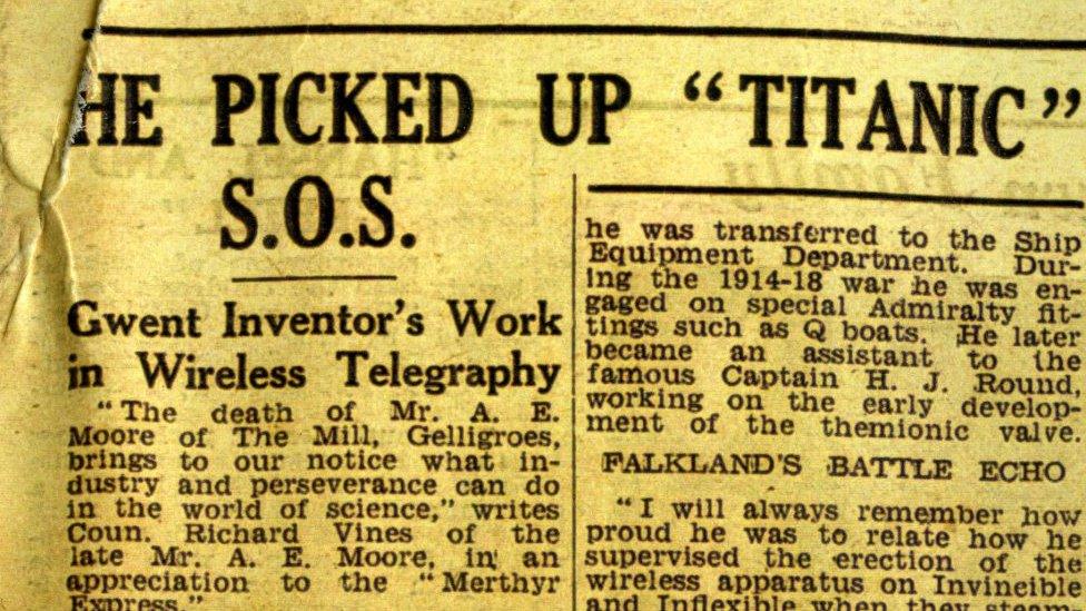 Teyrnged Arthur Moore yn y Merthyr Express