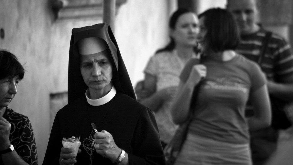 Nun in Krakow