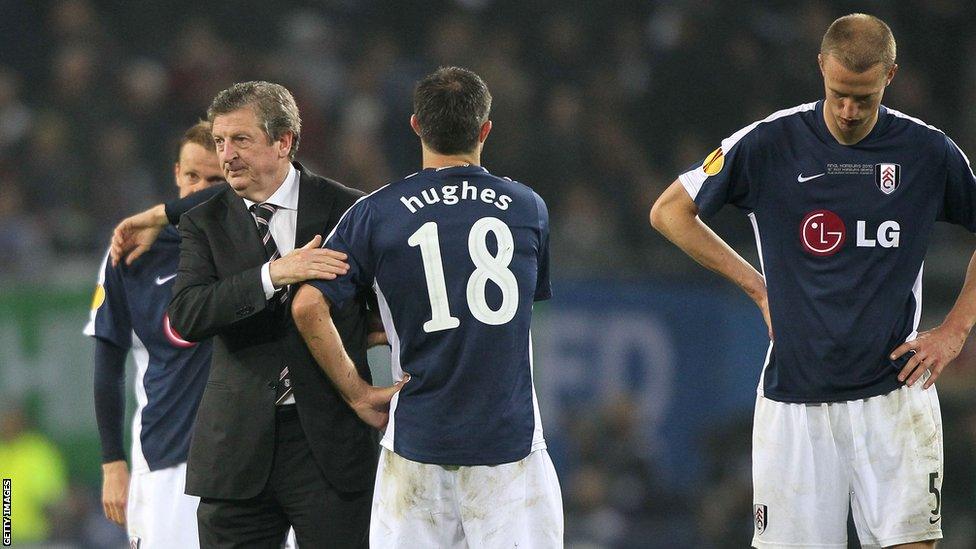 Roy Hodgson after Europa League defeat in 2010