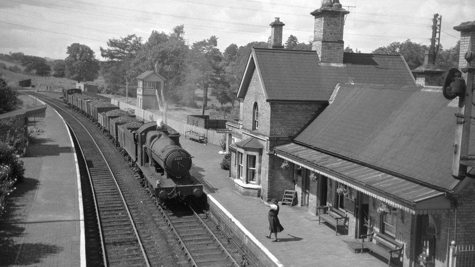 Arley station, Worcestershire, in 1950s (image: Kidderminster Railway Museum Archive)