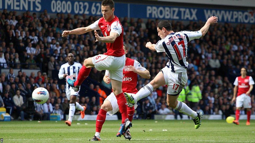 Graham Dorrans scores for West Brom