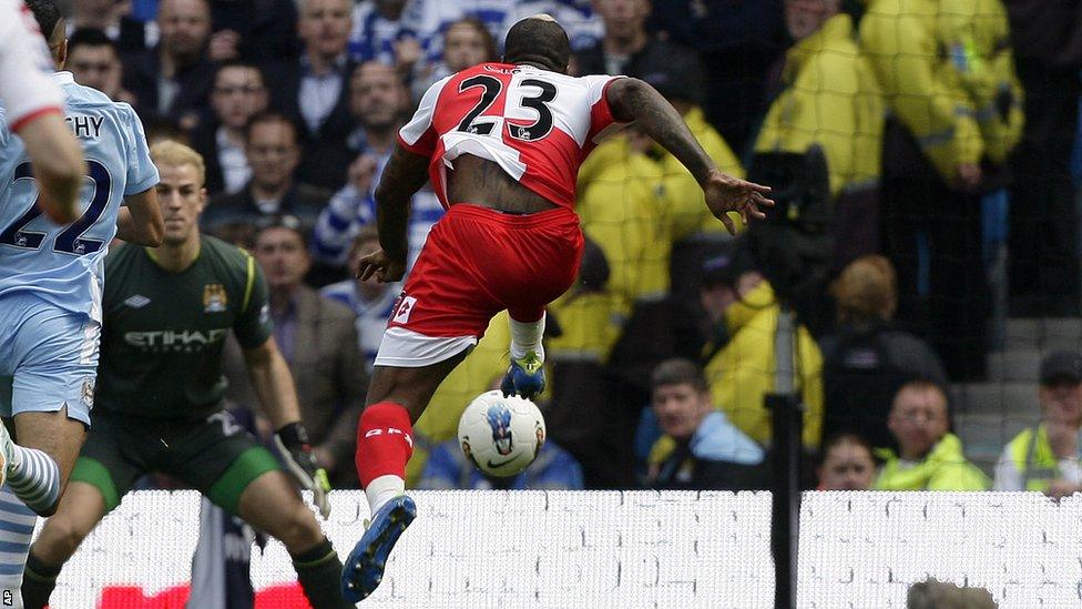 Djibril Cisse scores for QPR