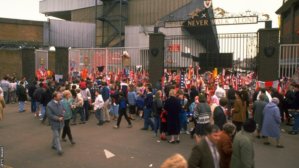 Outside Anfield