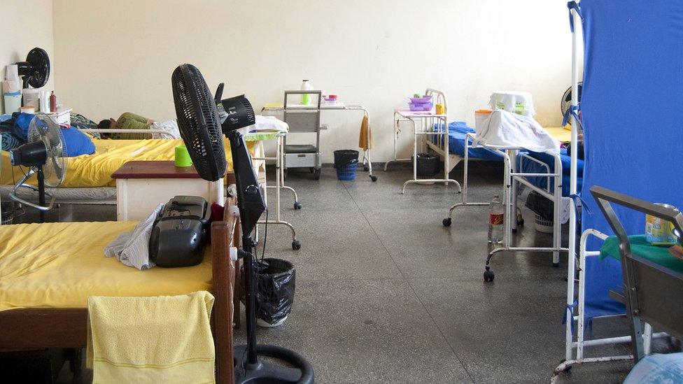 A ward at the Colonia Antonio Aleixo leprosarium in Manaus, March 2012