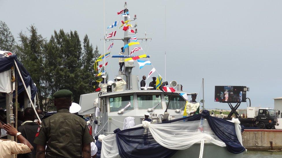 NSS Andoni - a Nigerian warship