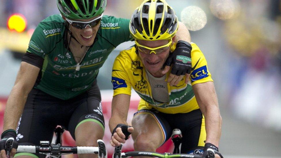 Pierre Rolland and Thomas Voeckler