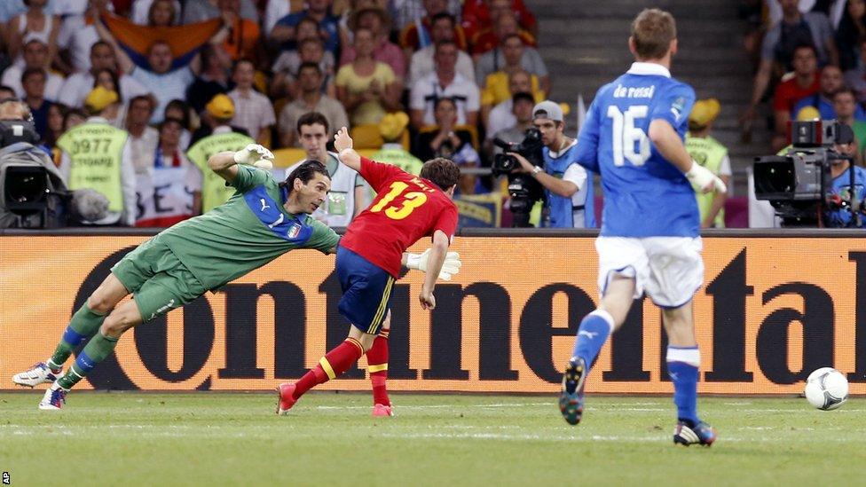 Juan Mata scores for Spain