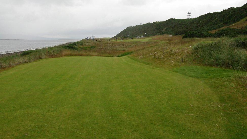 The 10th tee at Castle Stuart Golf Links