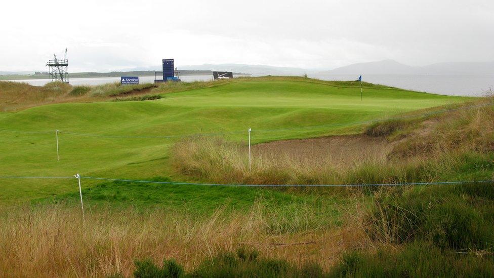 The 11th hole at Castle Stuart Golf Links