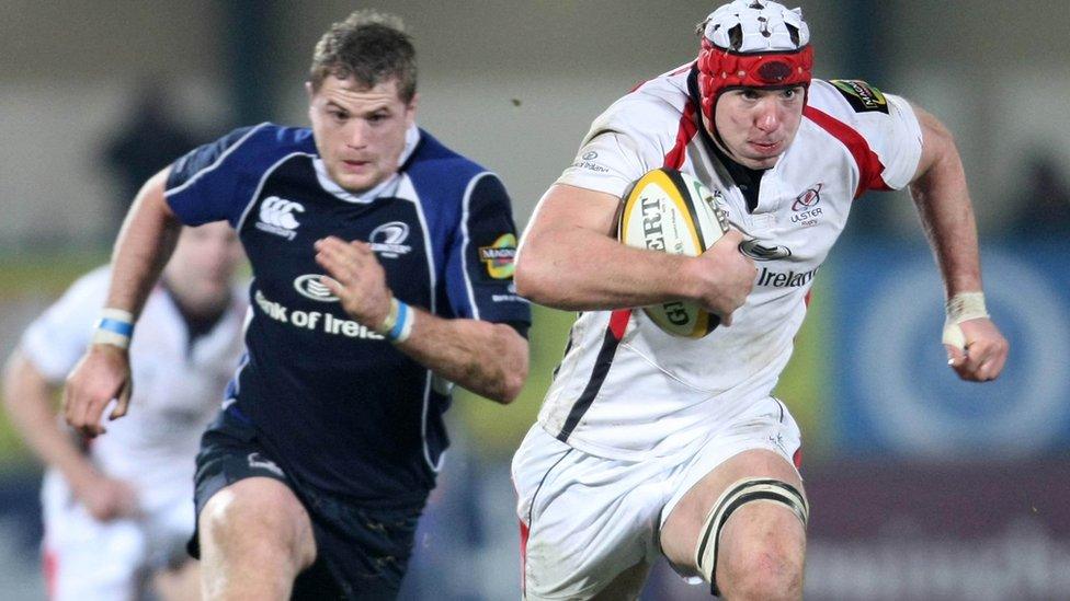 In Magners League action against Leinster in 2008