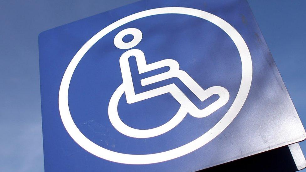 Disabled sign