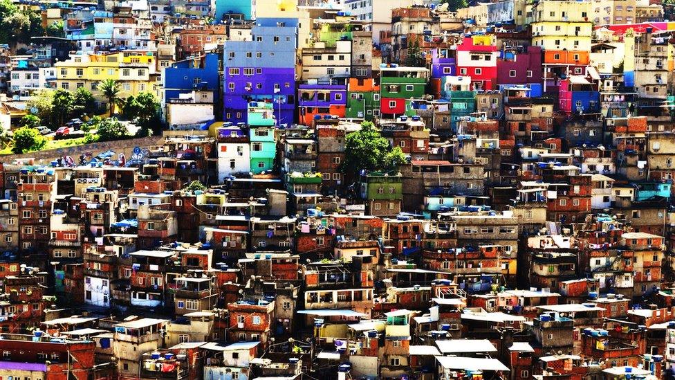 Rocinha, one of the largest favelas in Rio de Janeiro.