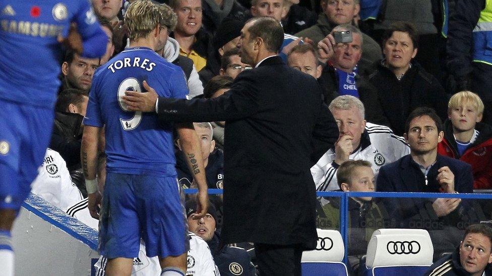 Roberto Di Matteo and Fernando Torres