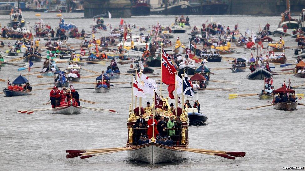 The Diamond Jubilee River Pageant