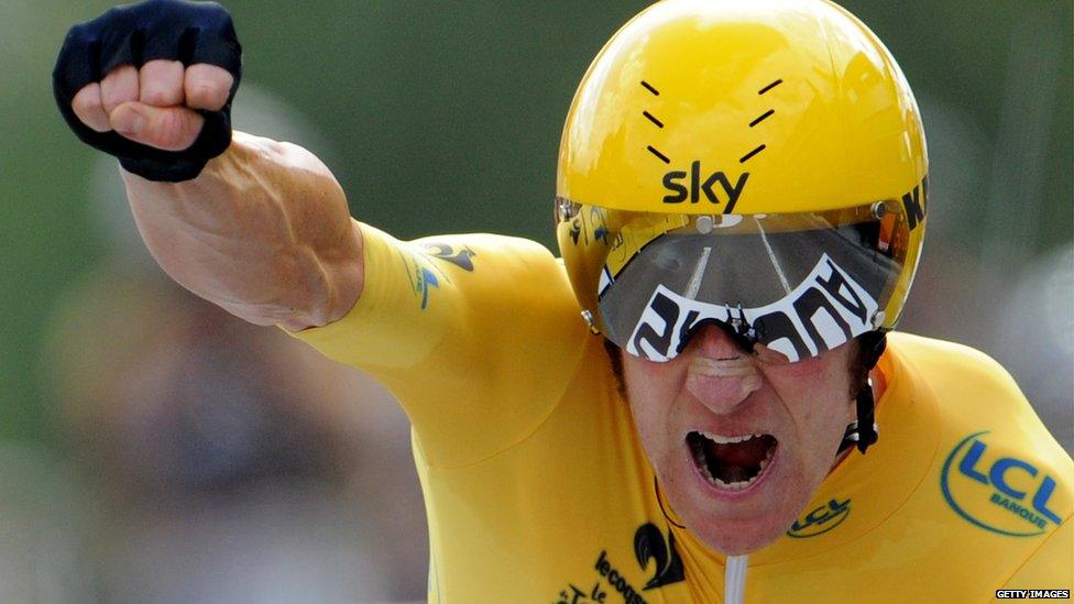 Bradley Wiggins wins the Tour de France