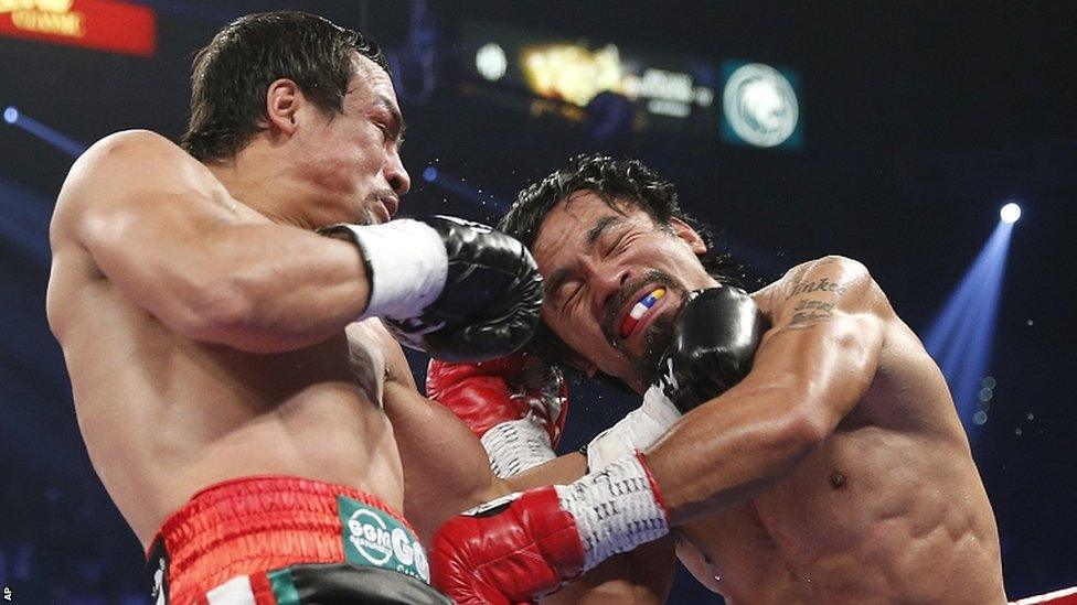 Manny Pacquiao and Juan Manuel Marquez