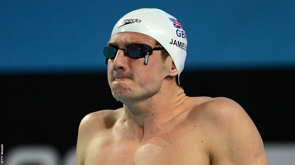 200m breaststroke silver medalist Michael Jamieson