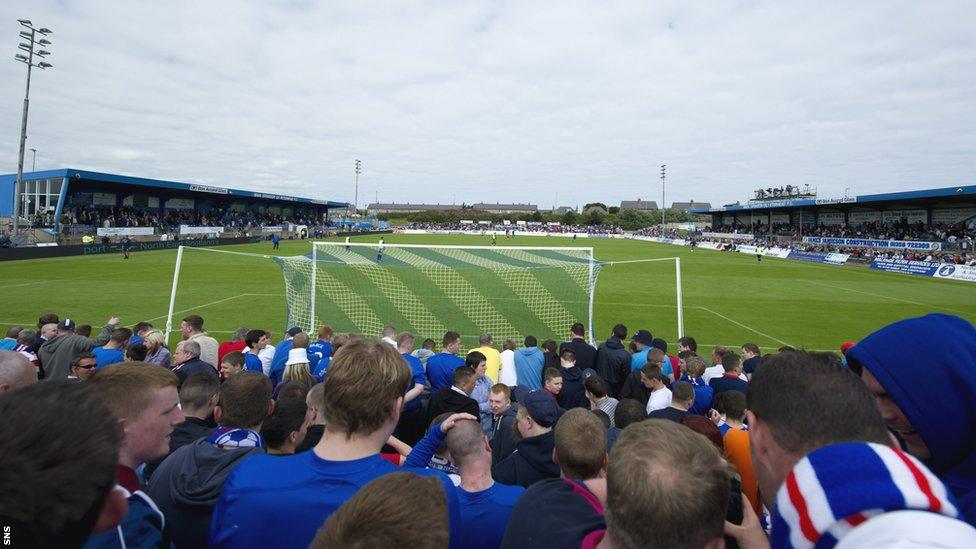 Peterhead v Rangers