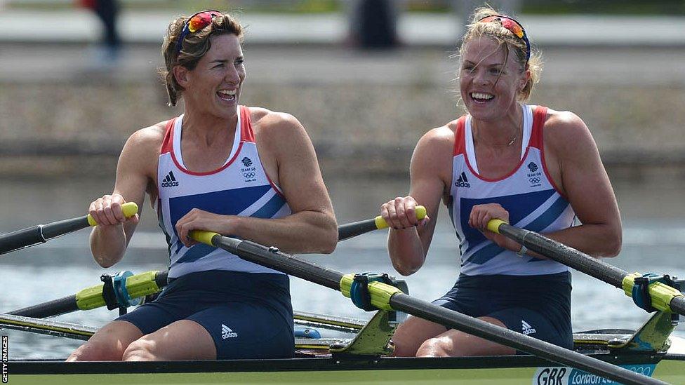 Olympic rowers Katherine Grainger and Anna Watkins