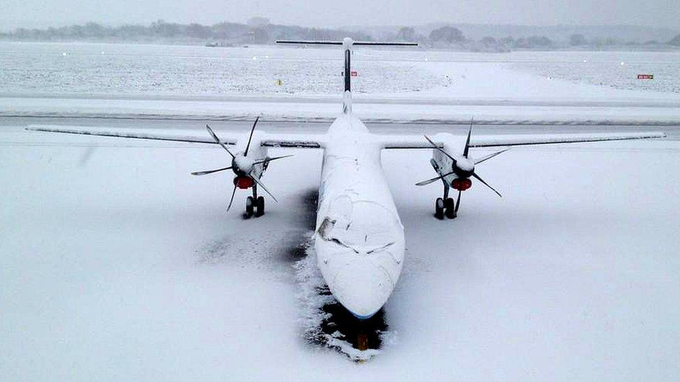 Aeroplane at Southampton Airport