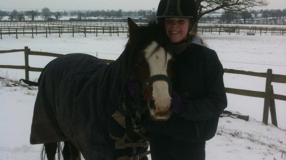 Katie and her pony Bailee Boo