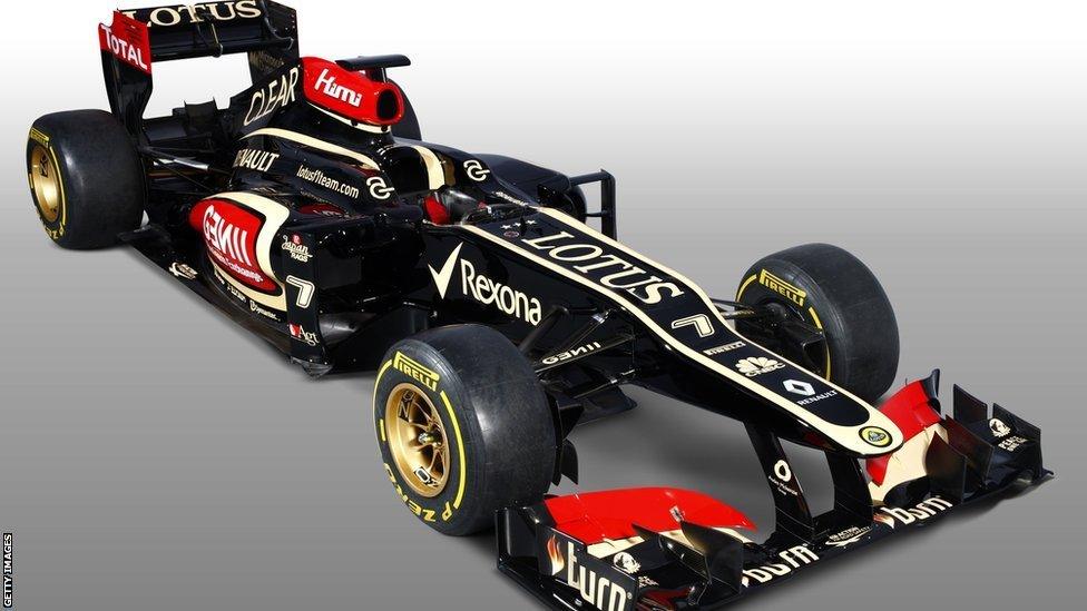 Lotus 2013 E21 car