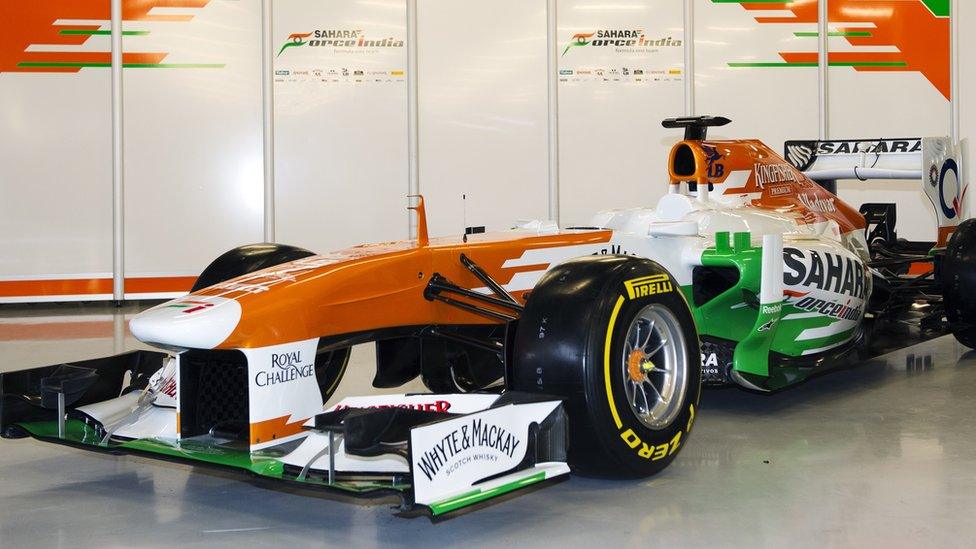 The new Force India VJM06