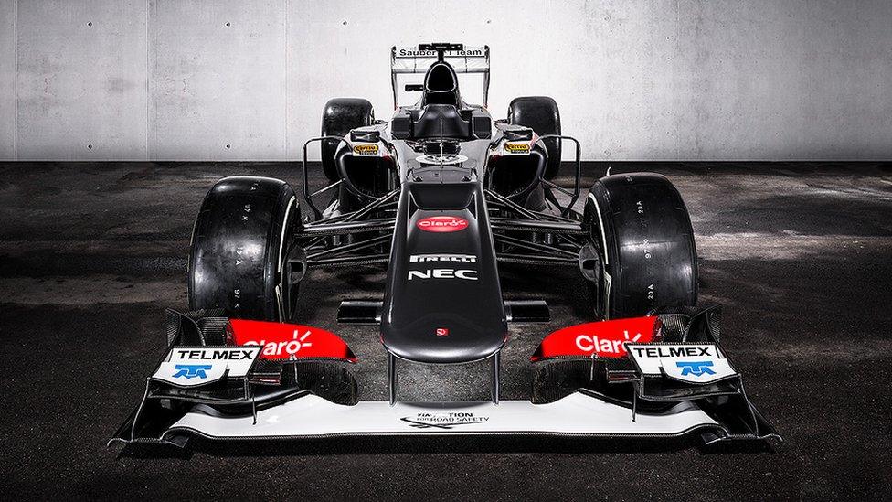 The new Ferrari-powered Sauber C32