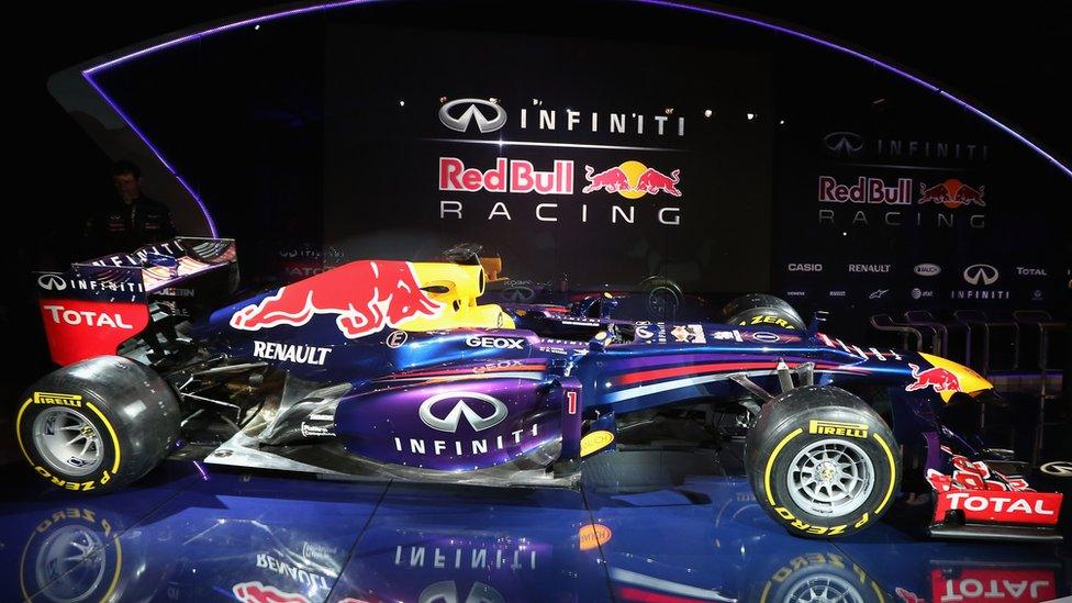 Red Bull's RB9 car