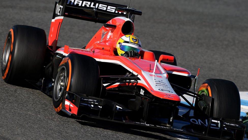 The new Marussia MR02