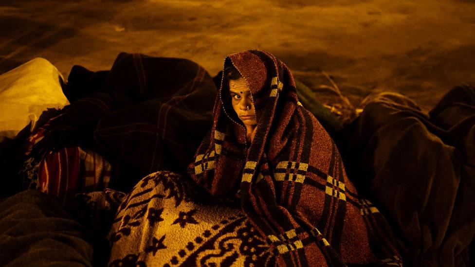 Pilgrims at the Kumbh Mela, Allahabad, India