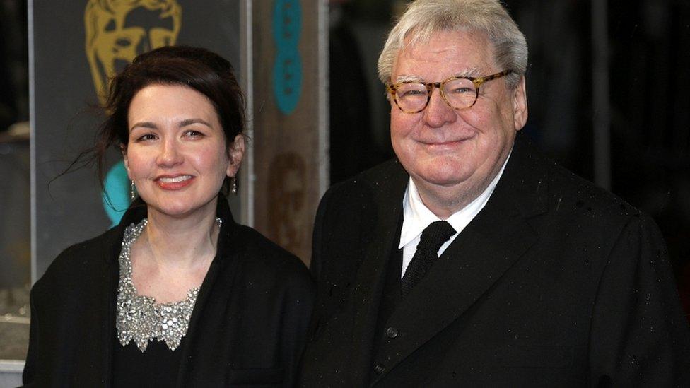 Sir Alan Parker with his wife Lisa