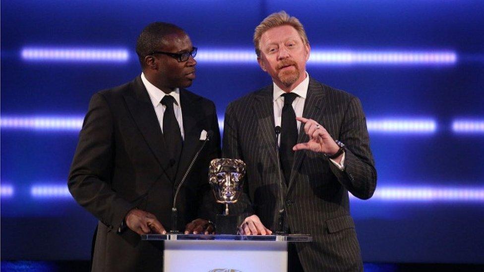 Boris Becker at Bafta Games awards