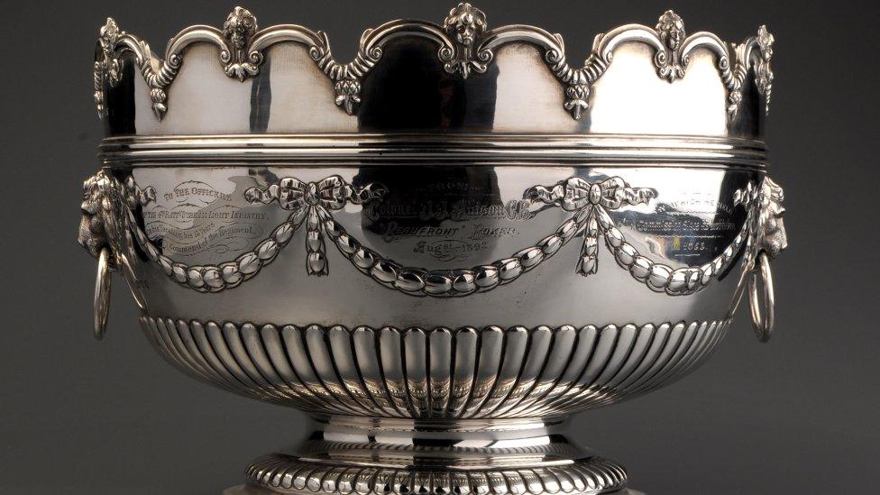 Victorian punch bowl