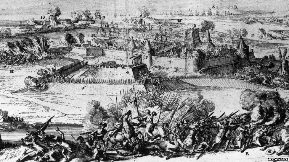 Woodcut of the Siege of Londonderry