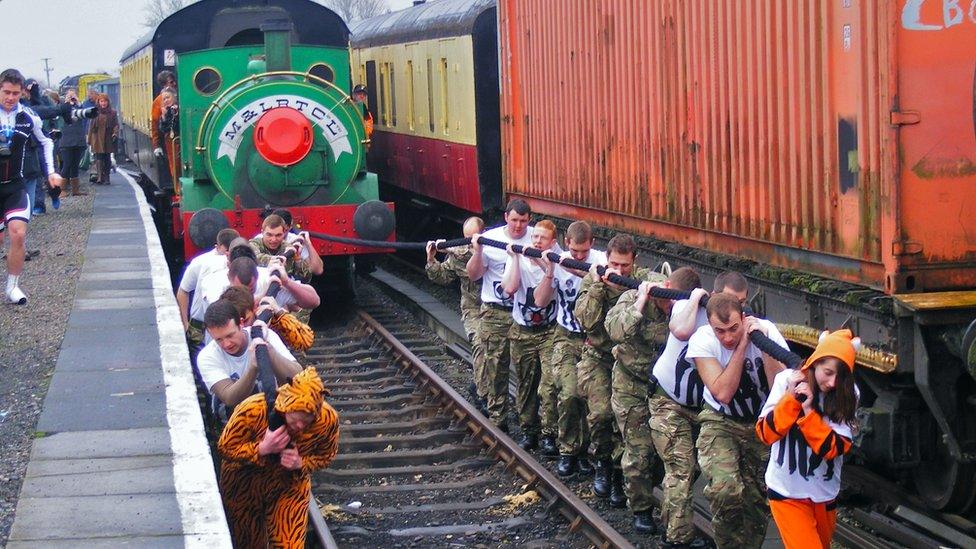 RAF Benson engine pull