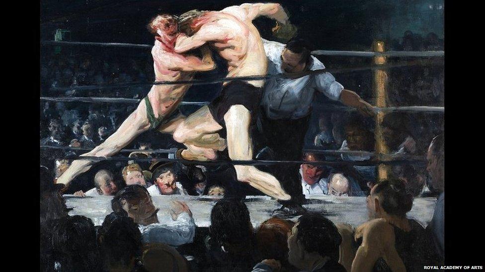 Stag at Sharkey's, 1909, by George Bellows