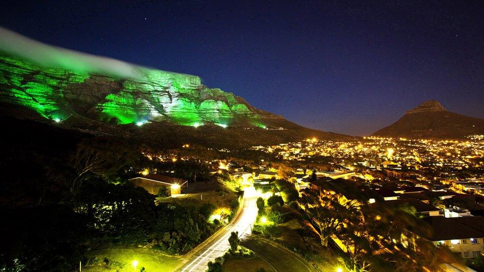 Table Mountain in South Africa joins the global greening initiative