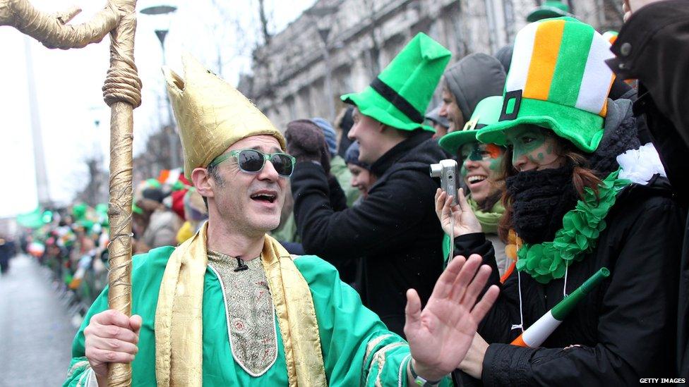 St Patrick in shades