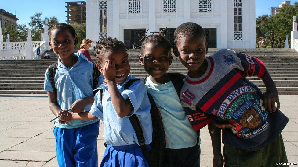 Children in Maputo