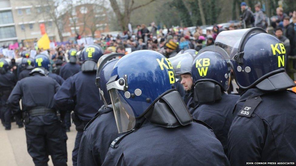 University of Sussex protest