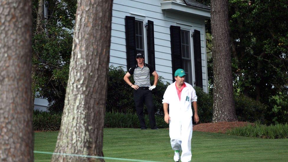 Rory McIlroy at the 2011 Masters